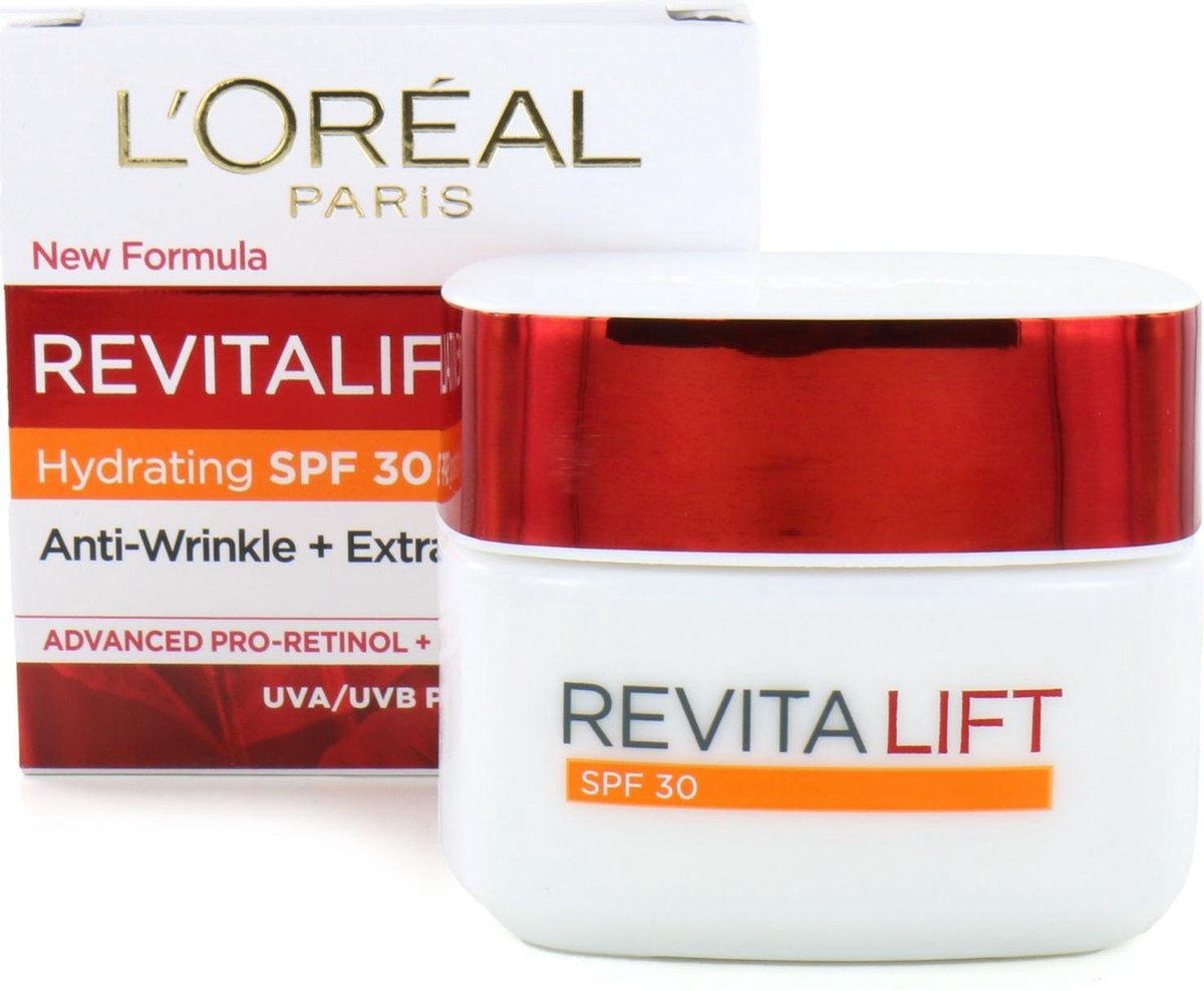 L Oréal Paris L'Oréal Revitalift 40 + Hydrating Anti Wrinkle + Extra Firming Dagcrème 50 ml (SPF 30)