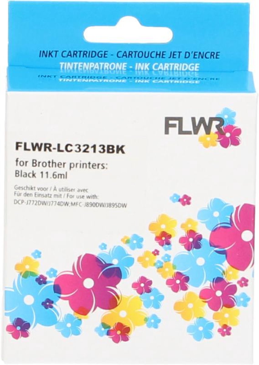 FLWR - Inktcartridge / LC-3211 / Zwart - Geschikt voor Brother