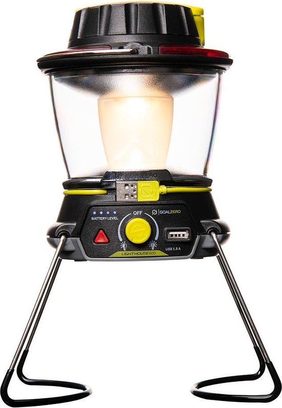 Goal Zero Lighthouse 600 Kampeerlamp - Tentlamp - Met 5200 mAh Powerbank