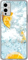 6F hoesje - geschikt voor OnePlus 9 -  Transparant TPU Case - Lemon Fresh #ffffff