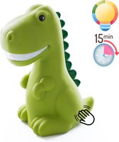 Dhink Dinosaurus Nachtlamp met Timer en Tap functie Groen