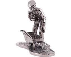 Beeldje Hovenier - Tuinman - jubileum hoveniersbedrijf - cadeau tuinman - beroepen beeldje - Ambacht