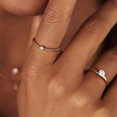Isabel Bernard La Concorde Dames Ring Goud - Roségoudkleurig - 16.00 mm / maat 50