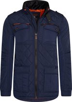 The Wildstream - Heren Tussenjas / Outdoorjas - Model Loutside - Navy-Maat XL