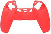 Controller hoesje voor PS4 & PS5 - Siliconen cover hoes voor controllers -  - Rood