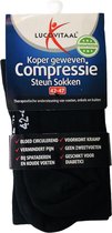 Lucovitaal Koper Geweven Compressie Steun Sokken - Maat 42-47