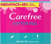 Carefree Cotton Feel 76 stuks