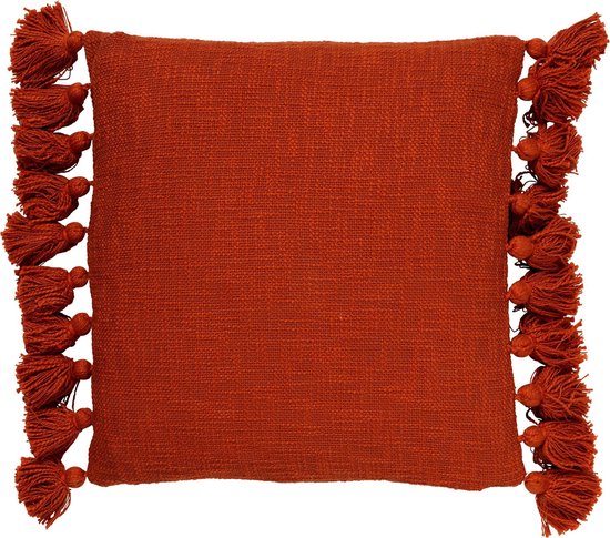 Dutch Decor - Coussin décoratif en coton - Ruby 45x45 cm - couleur: pantone Potters Clay