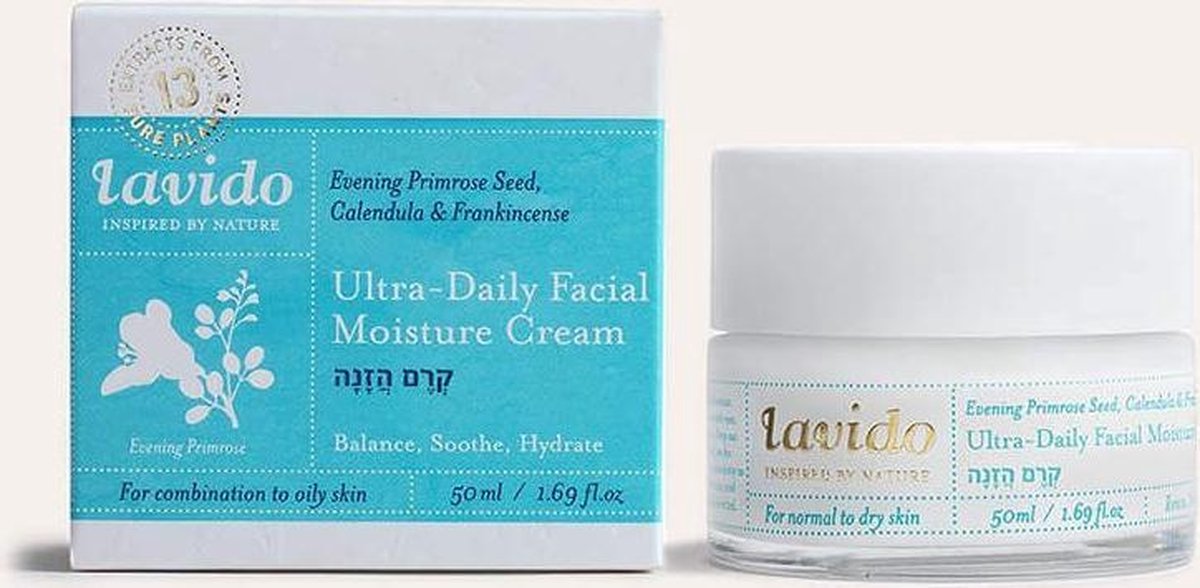 Lavido Ultra Daily Moisture Cream - Ultra dagelijkse gezicht vochtcrème