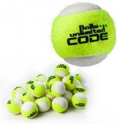 Balls Unlimited - Code Green Tennisballen 60 stuks - Geel/Wit