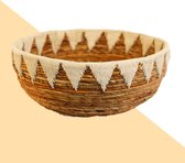 Nusa Originals - Handgemaakte Ronde Mand (43x23cm) - Ecovriendelijk en fairtrade