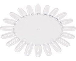 Color wheel - clear - 10 stuks  - wheel - nailart display - kleurenkaart
