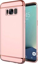 BackCover 3-in-1 - Telefoonhoesje - Hoesje voor Samsung S8 Plus - Roze+Rosé+Goud