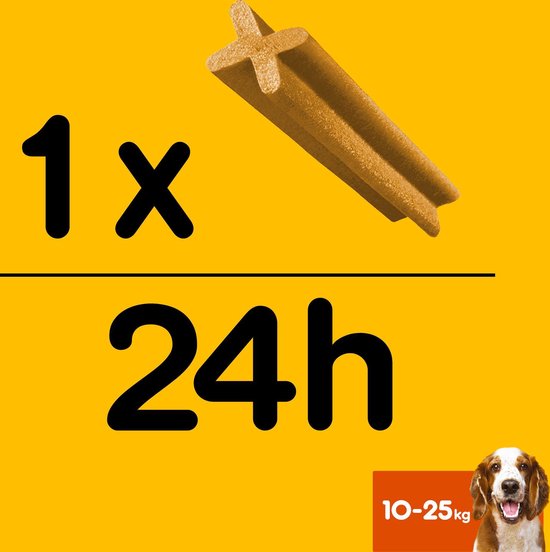 Pedigree Dentastix - Medium Hond - Gebitsverzorging - 105 Kauwsnacks