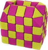 Magnetische blokken JollyHeap® - Magnetic blocks - blokken - educatief speelgoed - roze/groen