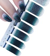 ● Nail wraps ● "Multiplaza" Groen - nail patch - nagellakstickers - nagelstrips - siernaden - nagelstickers