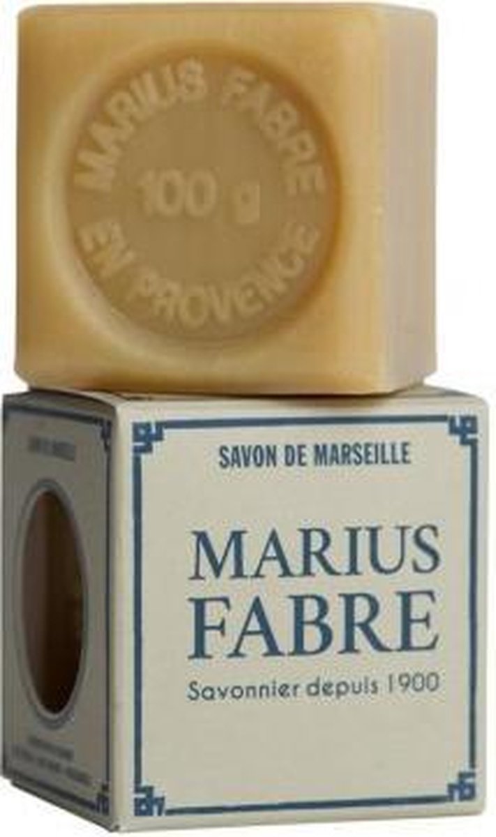 Marius Fabre Savon Marseille zeep in doos blanc 100 gram
