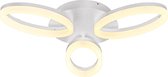 LED Plafondlamp - Plafondverlichting - Avantgarde - 24W - Natuurlijk Wit 4000K - Wit Aluminium - BSE