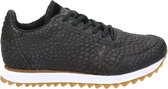 Woden Ydun Croco Ii Lage sneakers - Dames - Zwart - Maat 42