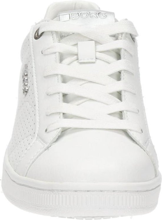 Björn Borg Dames Sneakers - Wit/Zilver - Maat 39 | Bestel nu!