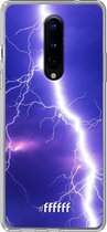OnePlus 8 Hoesje Transparant TPU Case - Thunderbolt #ffffff
