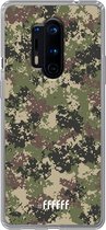 OnePlus 8 Pro Hoesje Transparant TPU Case - Digital Camouflage #ffffff