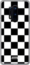 OnePlus 8 Pro Hoesje Transparant TPU Case - Checkered Chique #ffffff