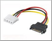 PremiumCord Power adaptor SATA male - Molex 5.25" Female 17cm