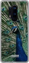 OnePlus 8 Pro Hoesje Transparant TPU Case - Peacock #ffffff