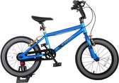Vélo enfant Volare Cool Rider - Garçons - 16 pouces - bleu - deux freins à main - 95% assemblé