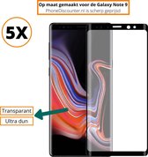 Fooniq Screenprotector Transparant 5x - Geschikt Voor Samsung Galaxy Note 9