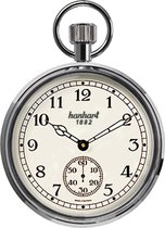 Hanhart Classic Rallye Stopwatch 850.3901-90 -Pocket Watch "Board Time" - urenteller - beige gladde rand