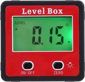 Digital Hoekmeter LCD Rood waterdichte