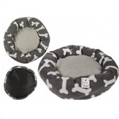 Rond donuts honden mat slaapmandje kussen puppy hondje 43.cm