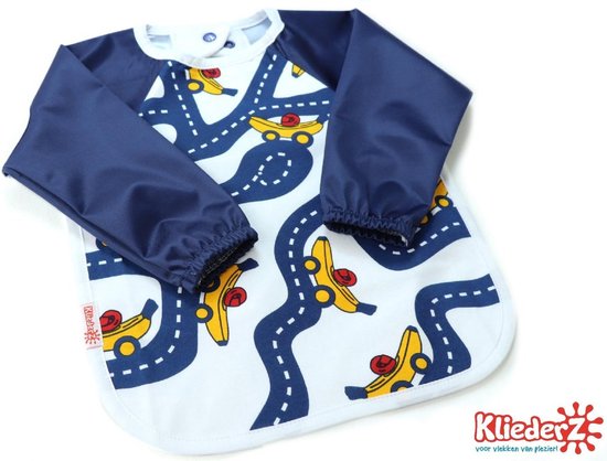 KliederZ slab met mouwen set 2 stuks - Luiaard & Bananas mouwslab baby - Jongens 8 - 24 mnd LB12 van KliederZ — afbeelding 2