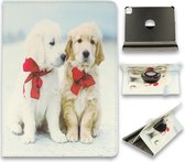HB Hoes Geschikt voor Apple iPad Air 4 10.9 (2020) - Draaibare Tablet Case Met Print - Honden