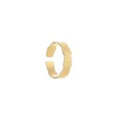 Ring perfect pattern goud