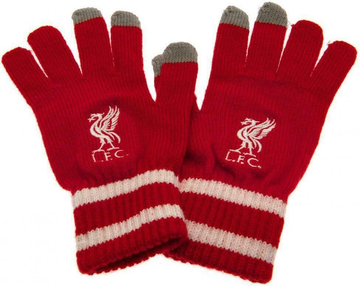 Liverpool handschoenen - volwassenen - rood/wit | bol.com