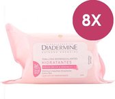 Diadermine  - 3in1 Hydraterende reinigingsdoekjes - 8 x 40 stuks - Voordeelverpakking