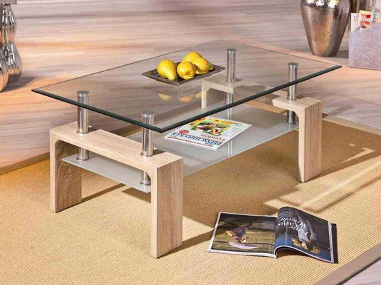 Table basse Alana - sonoma clair
