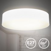 B.K.Licht - Decoratieve Plafondlamp - Ø48cm - kantoorlamp - wit - ronde - voor binnen - LED plafonniére - 4.000K - 1.800Lm - 20W