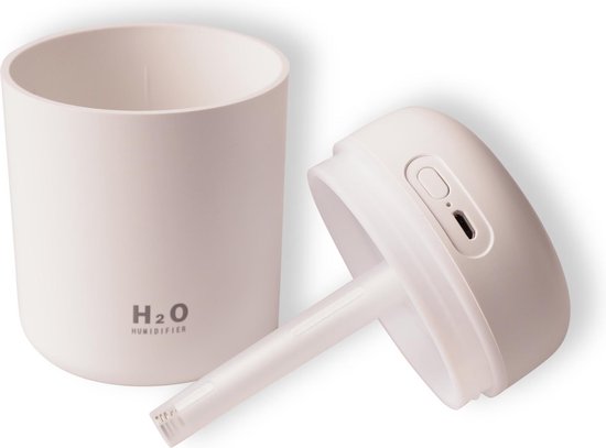 Aroma diffuser - Luchtbevochtiger - Incl. 6 Flesjes Etherische Olie - 300 ML - LED Verlichting – Voor In De Auto & Thuis - Vernevelaar - Anti-Bacteriën - Geurverspreider – Luchtverfrisser - Car - Aromatherapie - Humidifier - Auto - Tappo