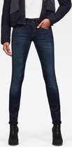 G-Star Raw Lynn Mid Skinny Wmn Jeans Dames - Broek - Donkerblauw - Maat 27/32