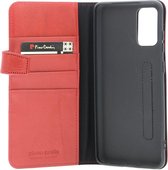 Pierre Cardin Rood hoesje Samsung Galaxy S20 Plus - Book Case - Echt leder