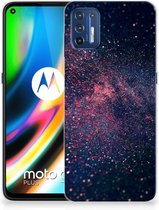 Telefoonhoesje Motorola Moto G9 Plus TPU Siliconen Hoesje met Foto Stars
