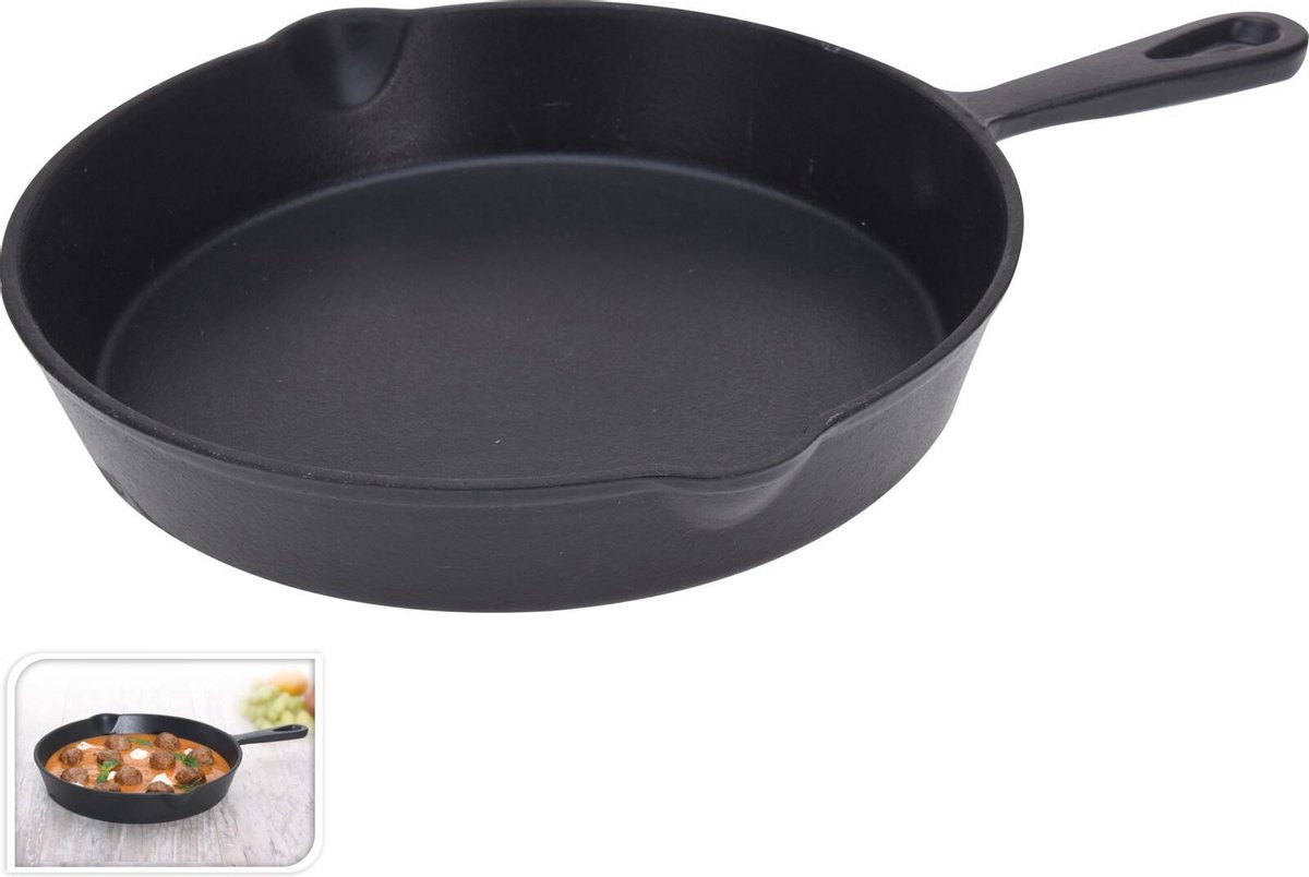 Gietijzeren pannenset Cast Iron Skillets BBQ Skilletset