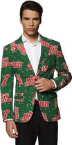 OppoSuits Happy Holidude Jacket only (+tie) - Heren Blazer - Kerst - Maat: EU 52