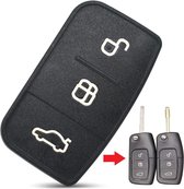 Tampon en caoutchouc pour clé de voiture 3 boutons adapté pour clé Ford Focus / Mondeo / CMax / SMax / Galaxy / Fiesta / boîtier de clé Ford / réparation de clé.