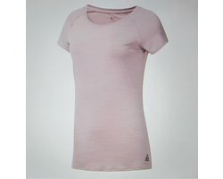 Reebok Women's ACTIVCHILL Vent T-Shirt- Doordrenkte Lilac - Maat S