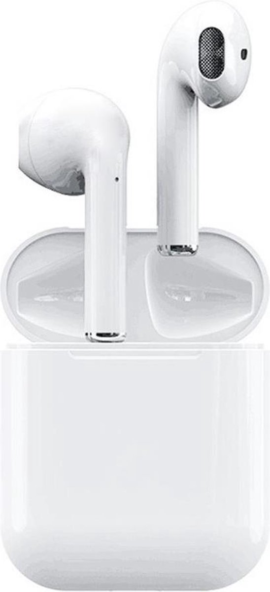 Inpods I12 Draadloze Bluetooth oordopjes-WIT-Geschikt voor Android en IOS - Merkloos